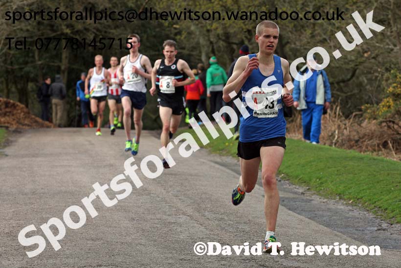 Senior mens English National 12 Stage Road Relay, 2016 English National 12 and 6 Stage Road Relays, Sutton Coldfield, Birmingham. Photo: David T. Hewitson/Sports for All Pics